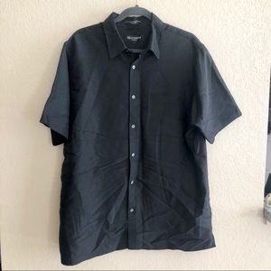 Brandini black dress shirt, large